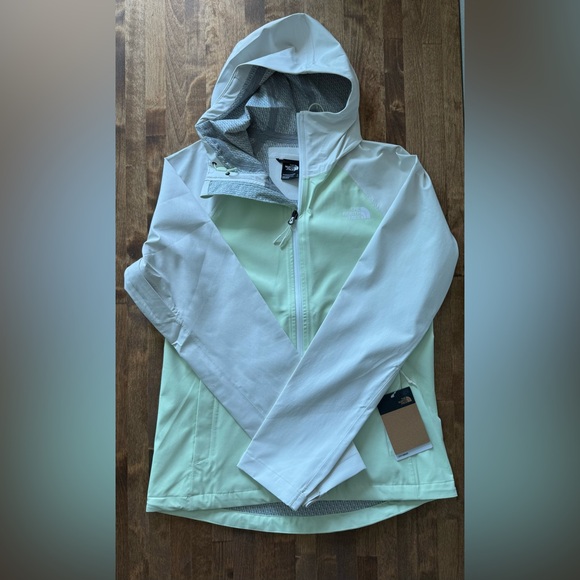 The North Face Women’s Valle Vista Jacket Small NWTS Pastel Lime & Cream - Picture 1 of 12